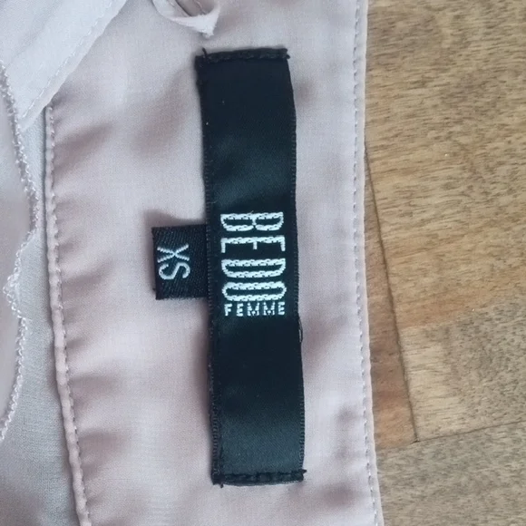 Chic Blush Ruffle Blouse - Picture 10 of 13